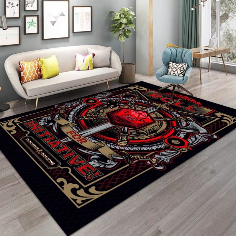 Gaming Console Room - Tapis de sol antidérapant grand format