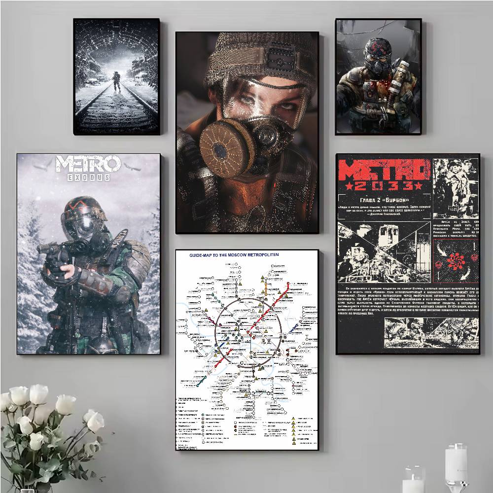 Gaming Console Room - Affiche de jeu vidéo 4A Metro