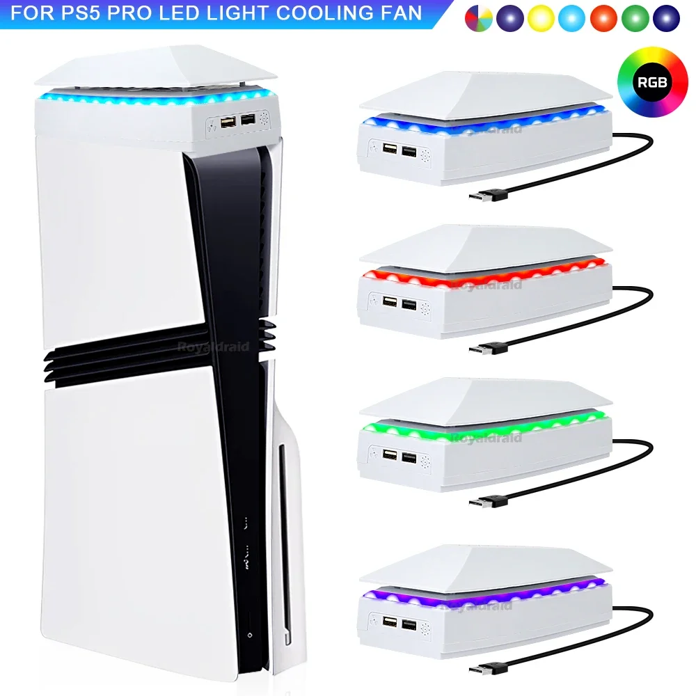 Gaming Console Buttons - Ventilateur de refroidissement supérieur pour PS5