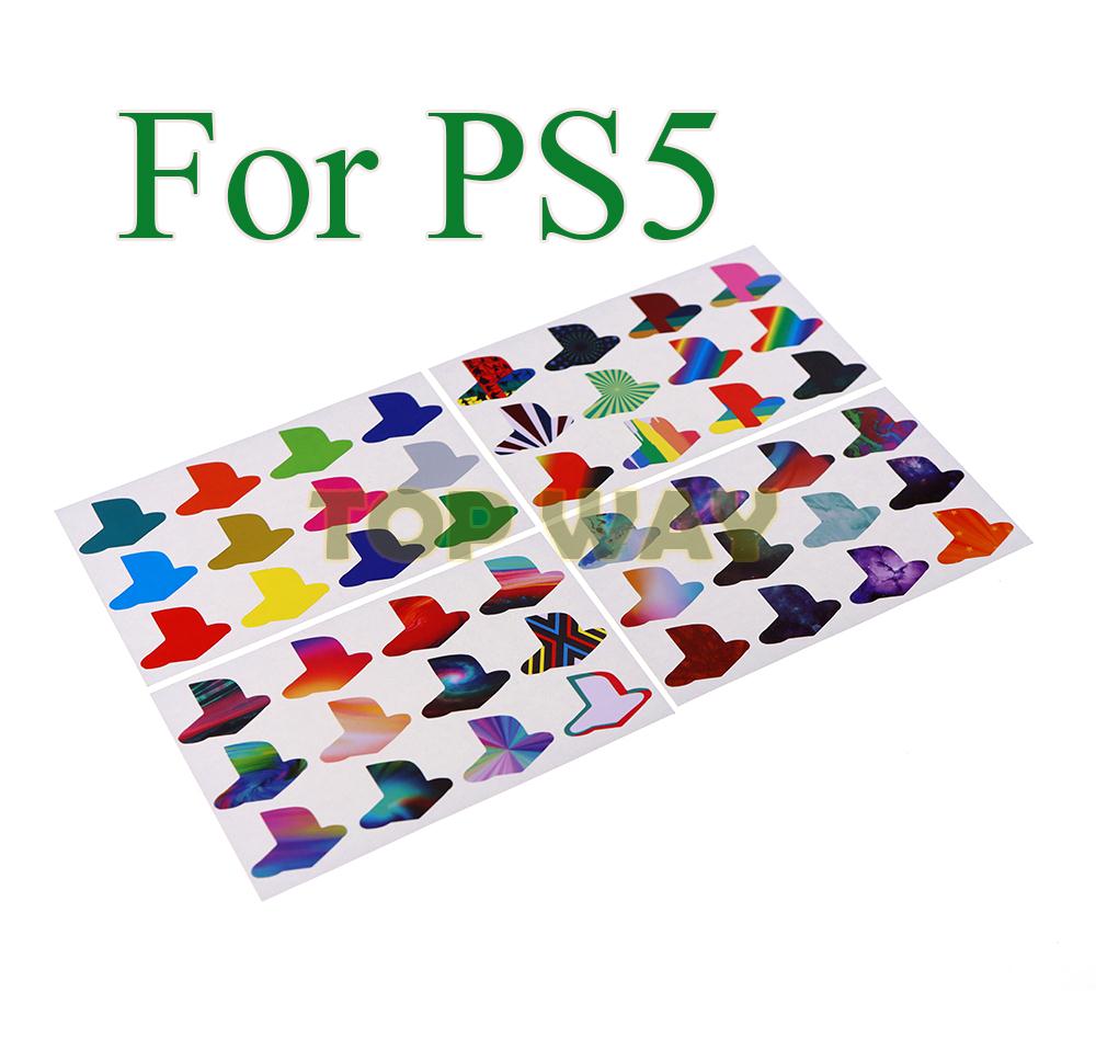 Gaming Console Buttons - Lot de 12 autocollants colorés pour