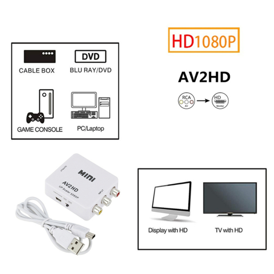 Boîtier convertisseur HDTV RCA - Gaming Console Box avis et prix