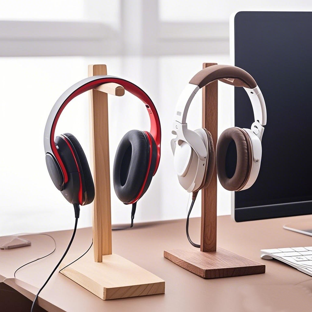 Support d'écouteurs en bois, p - Gaming Console Room avis et prix