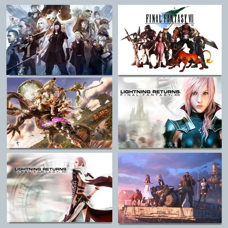 Affiche en toile Final Fantasy - Gaming Console Room avis et prix