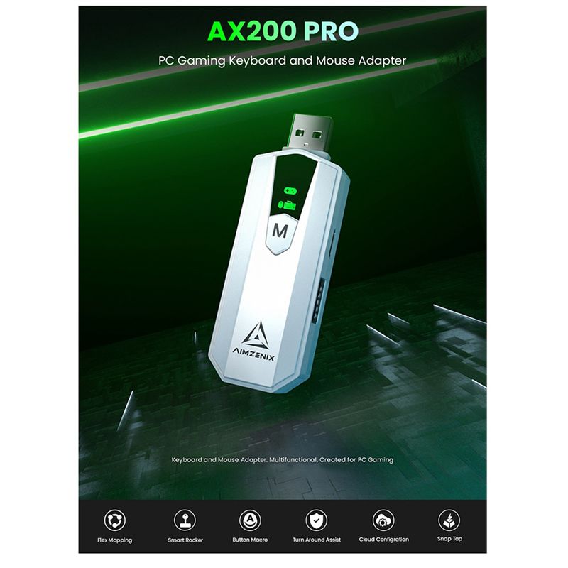 AIMZENIX AX200PRO Adaptateur C - Gaming Console Room avis et prix