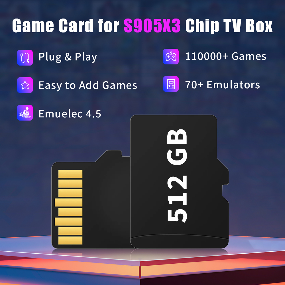 Carte TF de jeu pour S905bery  - Gaming Console Box avis et prix