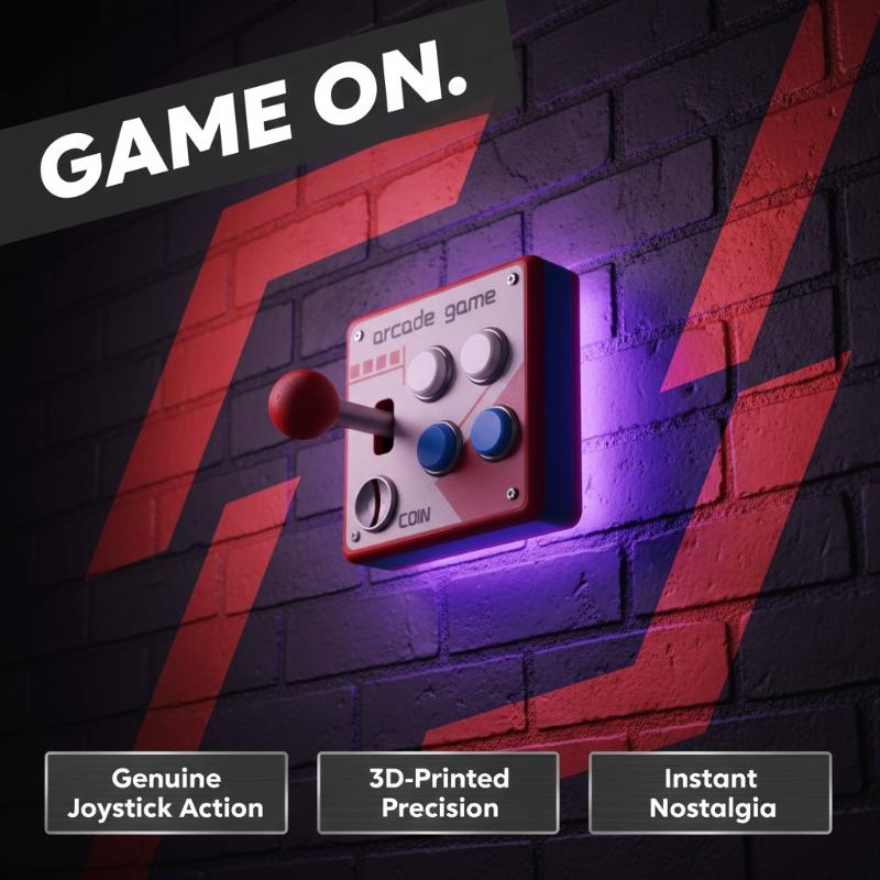 Plaque de boutons de jeu d'arc - Gaming Console Room avis et prix